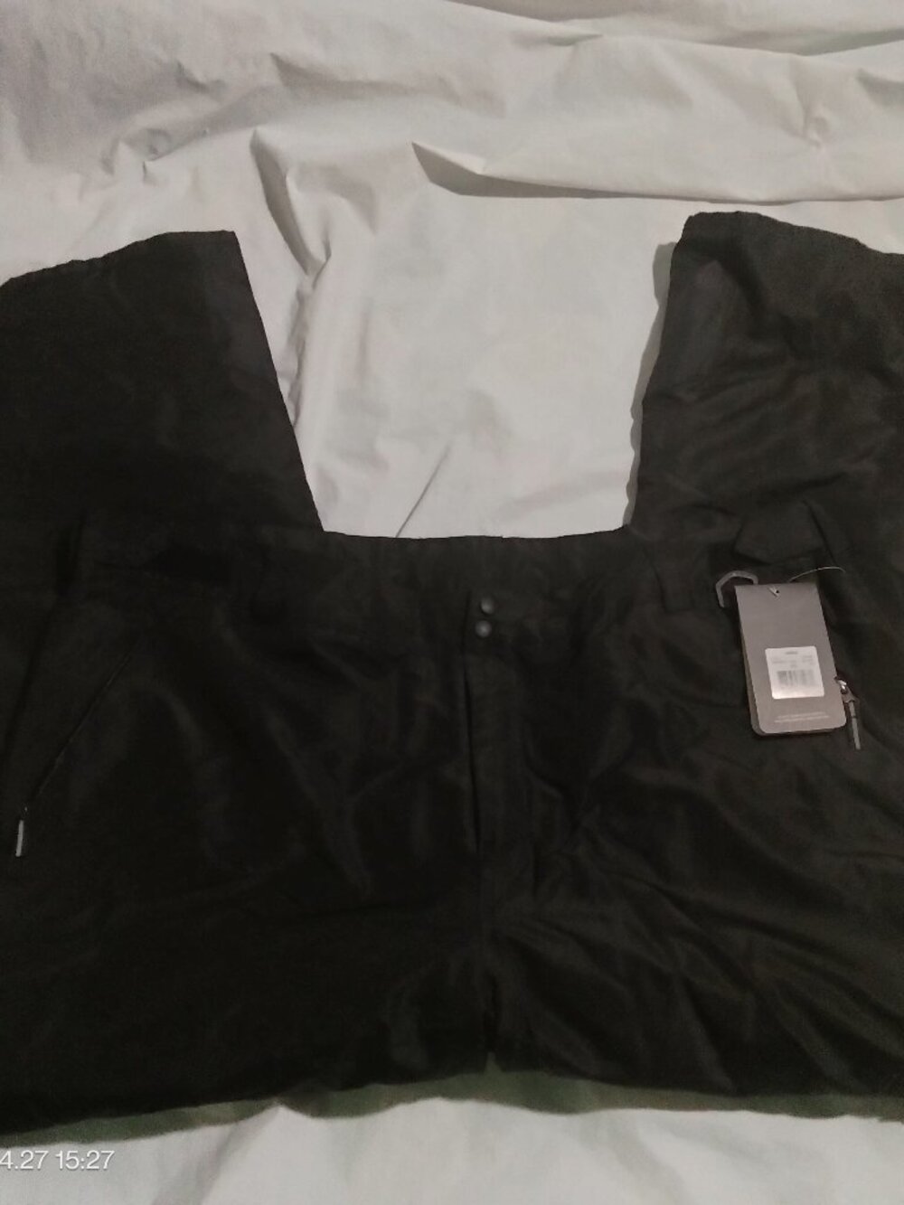 Arctic Quest Men's 3XL Black Insulated Snow Pants Cargo Ski Snowboard NWT QMP905